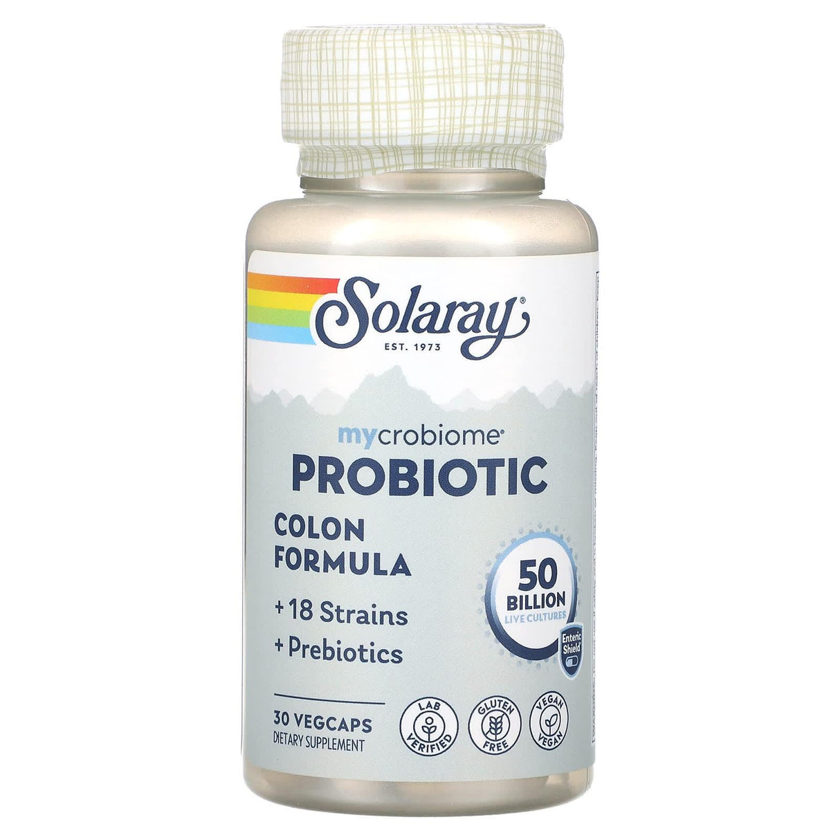 Solaray, Mycrobiome Probiotic Colon Formula, 50 Billion, 30 VegCaps - Supply Center USA