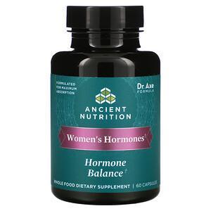 Dr. Axe / Ancient Nutrition, Women's Hormones, Hormone Balance, 60 Capsules - Supply Center USA