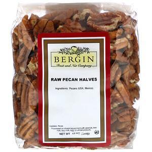 Bergin Fruit and Nut Company, Raw Pecan Halves, 12 oz (340 g) - Supply Center USA