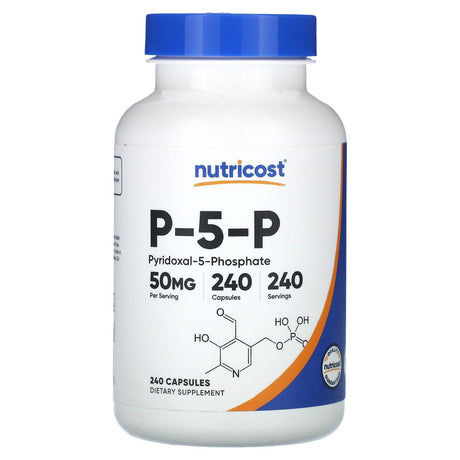 Nutricost, P-5-P, 50 mg , 240 Capsules - Supply Center USA