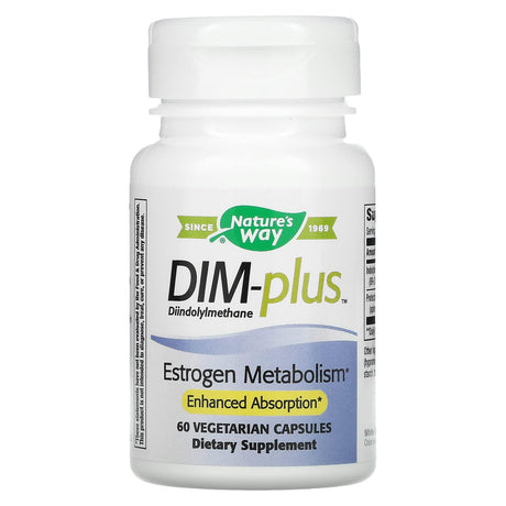 Nature's Way, DIM-Plus, Estrogen Metabolism, 60 Vegetarian Capsules - Supply Center USA