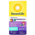 Renew Life, Ultimate Flora, Kids Probiotic, Berry-licious, 3 Billion Live Cultures, 30 Chewable Tablets - Supply Center USA