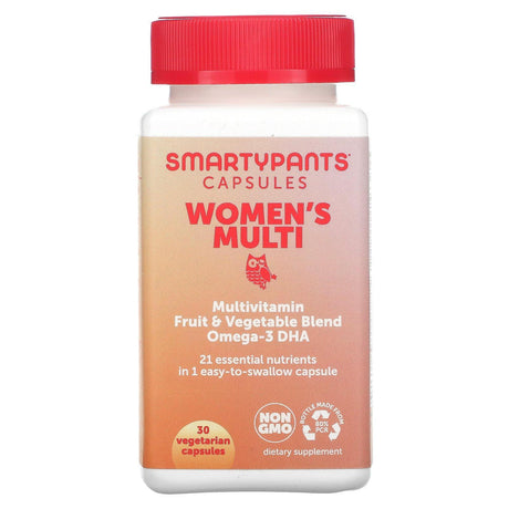 SmartyPants, Women's Multi, 30 Vegetarian Capsules - Supply Center USA