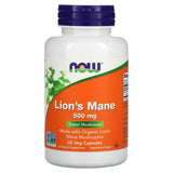 NOW Foods, Lion's Mane, 500 mg, 60 Veg Capsules - Supply Center USA