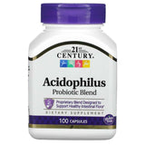 21st Century, Acidophilus Probiotic Blend, 100 Capsules - Supply Center USA