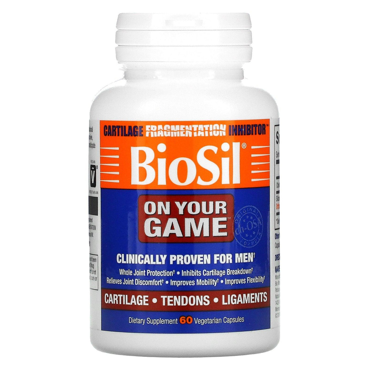 BioSil by Natural Factors, On Your Game, 60 Vegetarian Capsules - Supply Center USA