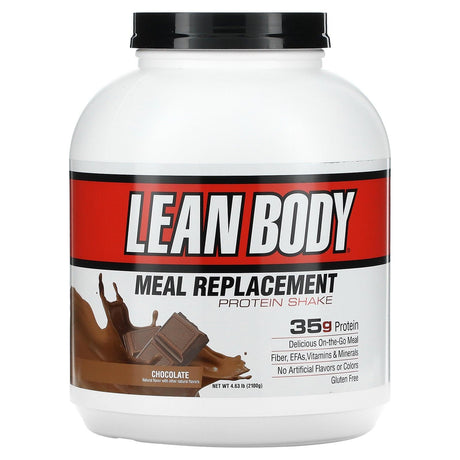 Labrada Nutrition, Lean Body, Meal Replacement Protein Shake, Chocolate, 4.63 lbs (2100 g) - Supply Center USA