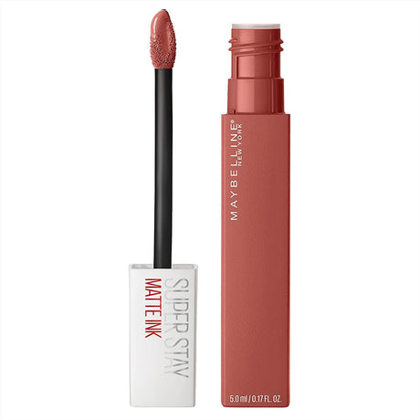 Maybelline Super Stay Matte Ink Liquid Lipstick Makeup, Long Lasting High Impact Color, up to 16H Wear, Lover, Mauve Neutral, 1 Count - Supply Center USA