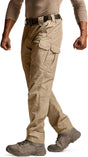 CQR Men'S Tactical Pants, Water Resistant Ripstop Cargo Pants, Lightweight EDC Work Hiking Pants, Outdoor Apparel