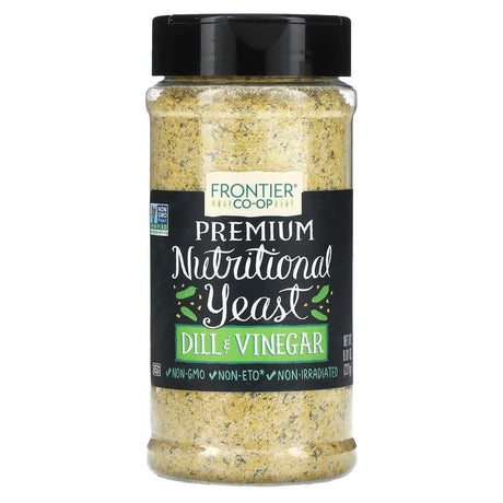 Frontier Co-op, Premium Nutritional Yeast, Dill & Vinegar, 8.01 oz (227 g) - Supply Center USA