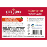 King Oscar, Yellowfin Tuna, Extra Virgin Olive Oil, Green Olives, 6.7 oz (190 g) - Supply Center USA