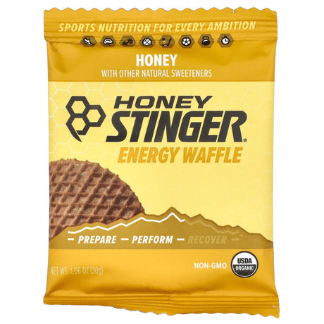 HoneyStinger, Energy Waffle, Honey , 12 Waffles, 1.06 oz (30 g) Each - Supply Center USA