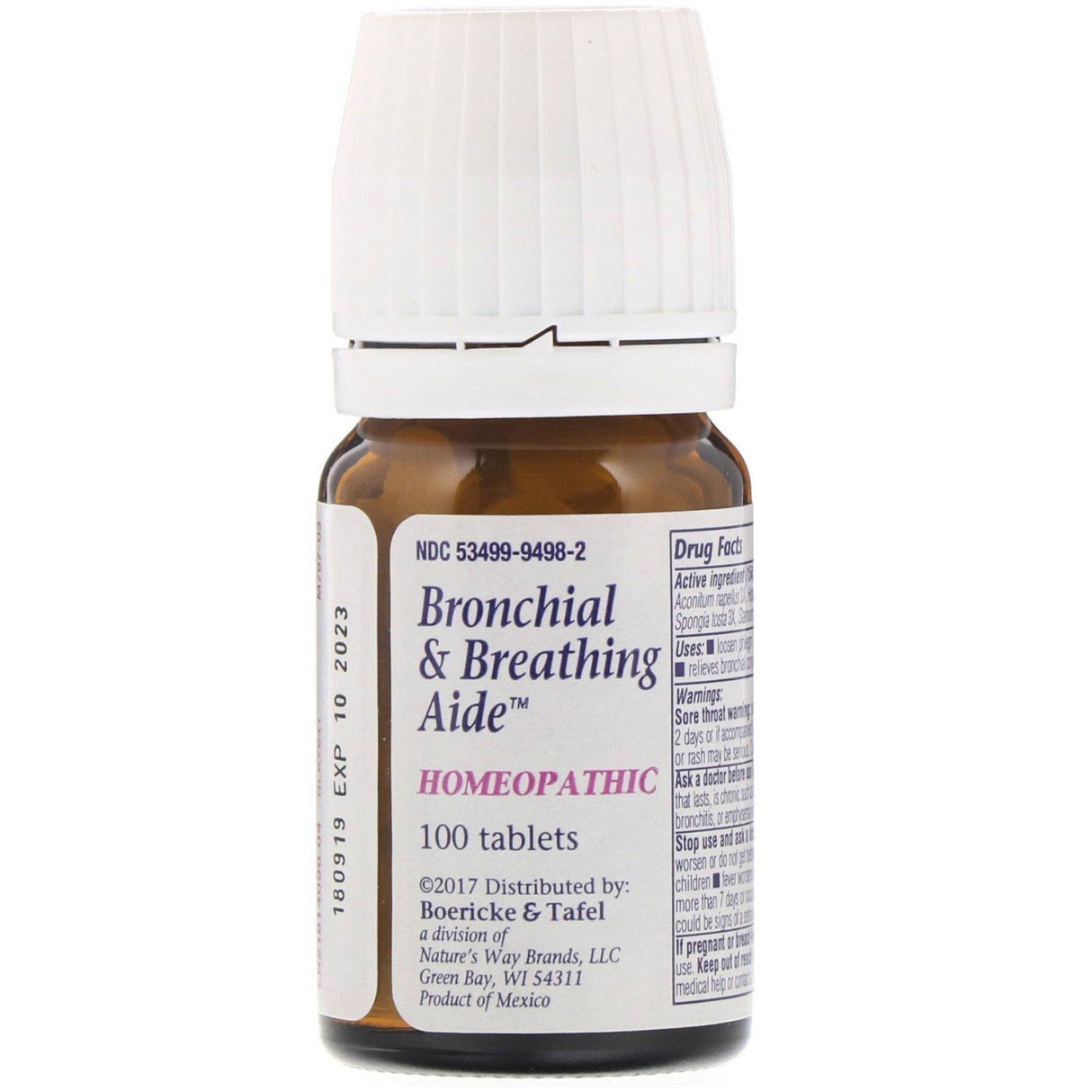 Boericke & Tafel, Bronchial & Breathing Aide, 100 Tablets - Supply Center USA