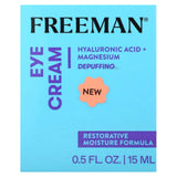 Freeman Beauty, Restorative Eye Cream, Depuffing, 0.5 fl oz (15 ml) - Supply Center USA