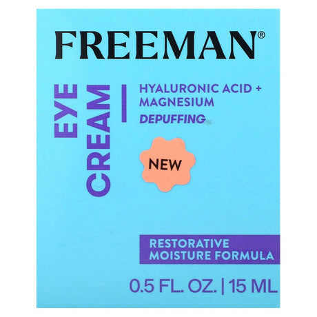 Freeman Beauty, Restorative Eye Cream, Depuffing, 0.5 fl oz (15 ml) - Supply Center USA