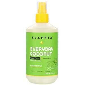 Alaffia, Everyday Coconut, Face Toner, Purely Coconut, 12 fl oz (354 ml) - HealthCentralUSA