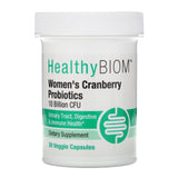 HealthyBiom, Women's Cranberry Probiotics, 10 Billion CFUs, 30 Veggie Capsules - Supply Center USA