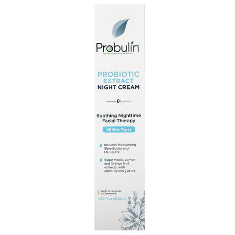 Probulin, Probiotic Extract Night Cream, 1.69 fl oz (50 ml) - Supply Center USA