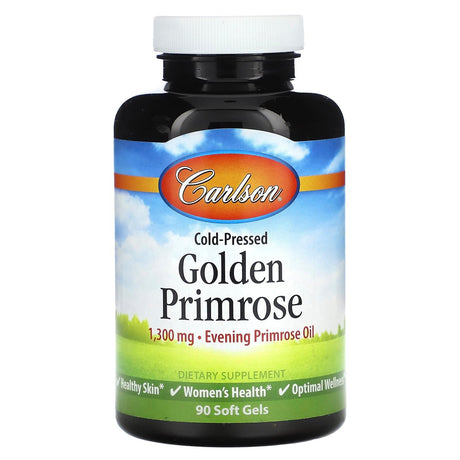 Carlson, Cold-Pressed Golden Primrose, 1,300 mg, 90 Soft Gels - Supply Center USA