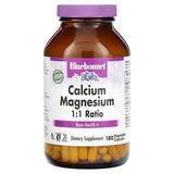 Bluebonnet Nutrition, Calcium Magnesium 1:1 Ratio, 180 Vegetable Capsules - Supply Center USA