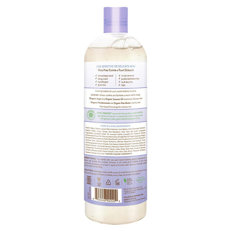 Babo Botanicals, Calming Shampoo, Bubble Bath & Wash, Lavender & Meadowsweet, 15 fl oz (450 ml) - Supply Center USA