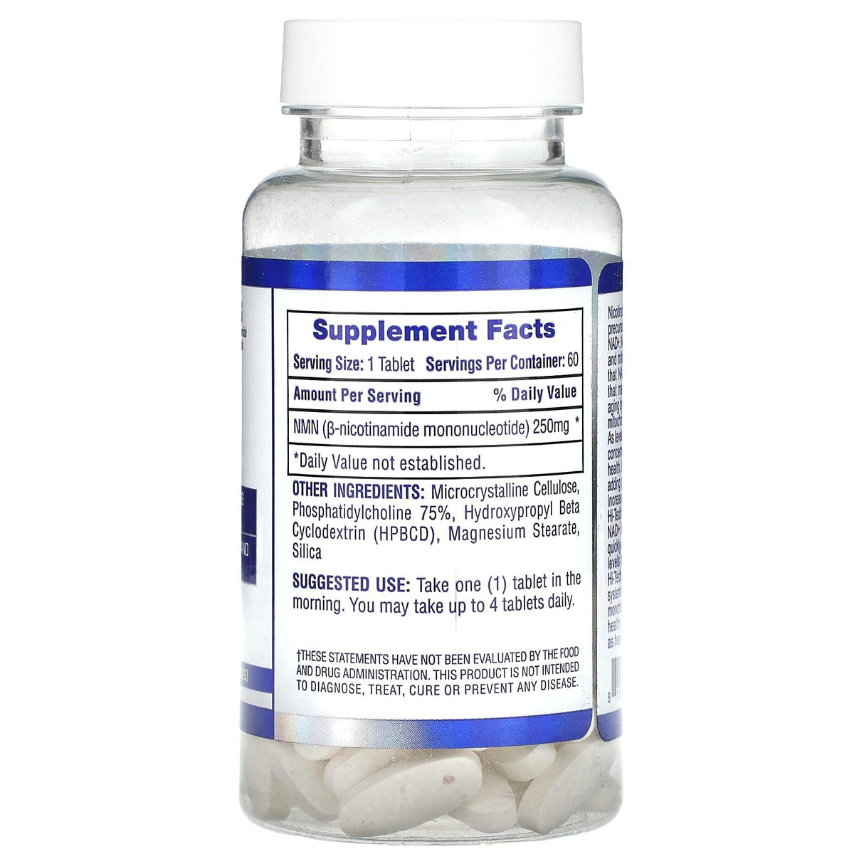 Hi Tech Pharmaceuticals, NMN, 250 mg, 60 Tablets - Supply Center USA