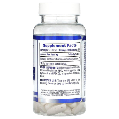 Hi Tech Pharmaceuticals, NMN, 250 mg, 60 Tablets - Supply Center USA