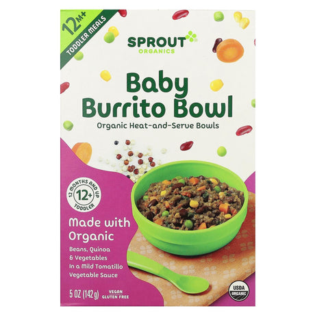 Sprout Organics, Baby Burrito Bowl, 12 Months+, 5 oz (142 g) - Supply Center USA