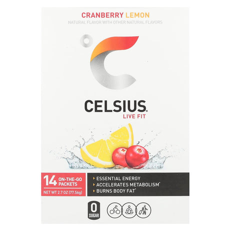 Celsius, Live Fit, Kiwi Guava Lime, 14 On-The-Go Packets, 0.19 oz (5.31 g) Each - Supply Center USA