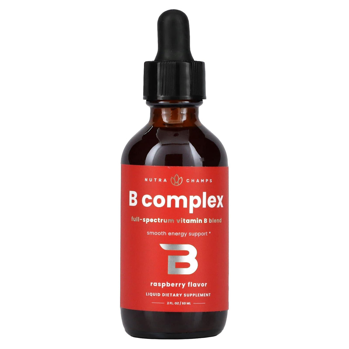 NutraChamps, B Complex, Raspberry, 2 fl oz (60 ml) - Supply Center USA