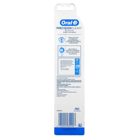 Oral-B, PrecisionClean Clinical, Power Toothbrush, 1 Toothbrush - Supply Center USA