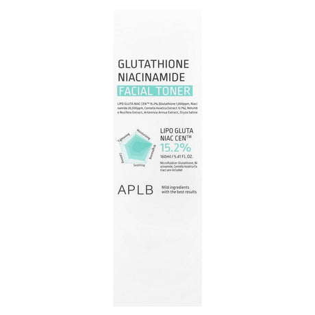 APLB, Glutathione Niacinamide Facial Toner, 5.41 fl oz (160 ml) - Supply Center USA