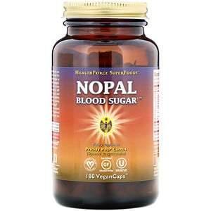 HealthForce Superfoods, Nopal Blood Sugar, 180 VeganCaps - Supply Center USA