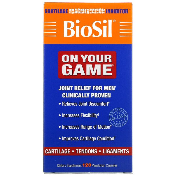 BioSil by Natural Factors, On Your Game, 120 Veggie Caps