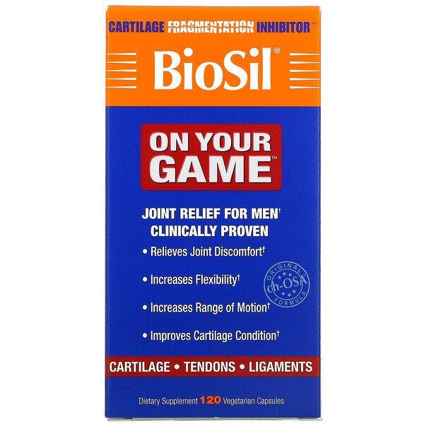 BioSil by Natural Factors, On Your Game, 120 Veggie Caps - Supply Center USA