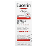 Eucerin, Baby, Eczema Relief, Flare Up Treatment, Fragrance Free, 2 oz (57 g) - Supply Center USA