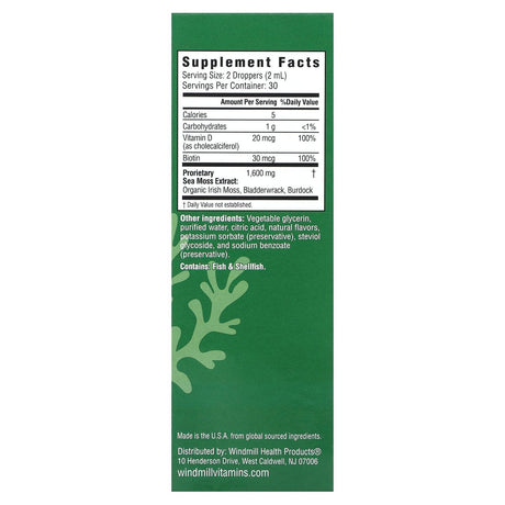 Country Farms, Irish Sea Moss, Bladderwrack & Burdock Root, 2 fl oz (60 ml) - Supply Center USA