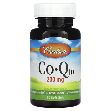 Carlson, Co-Q10, 300 mg, 30 Soft Gels - Supply Center USA