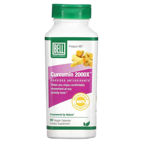 Bell Lifestyle, Curcumin 2000X, 90 Veggie Capsules - Supply Center USA