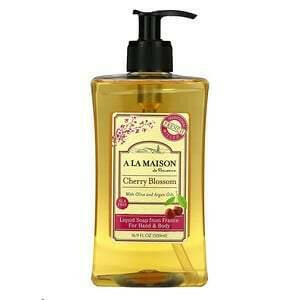 A La Maison de Provence, Liquid Soap For Hand & Body, Cherry Blossom, 16.9 fl oz (500 ml) - HealthCentralUSA