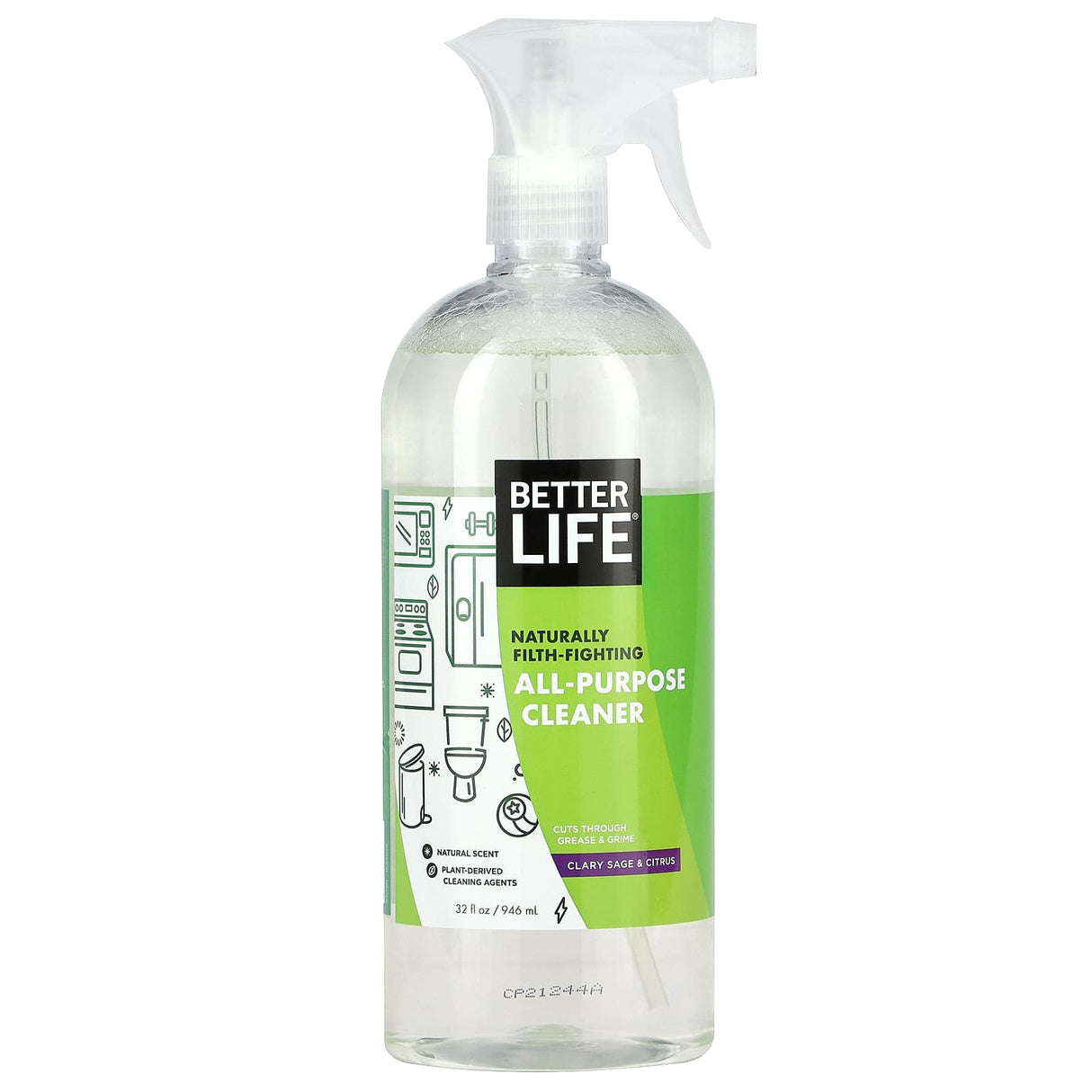 Better Life, All-Purpose Cleaner, Clary Sage & Citrus, 32 fl oz (946 ml)