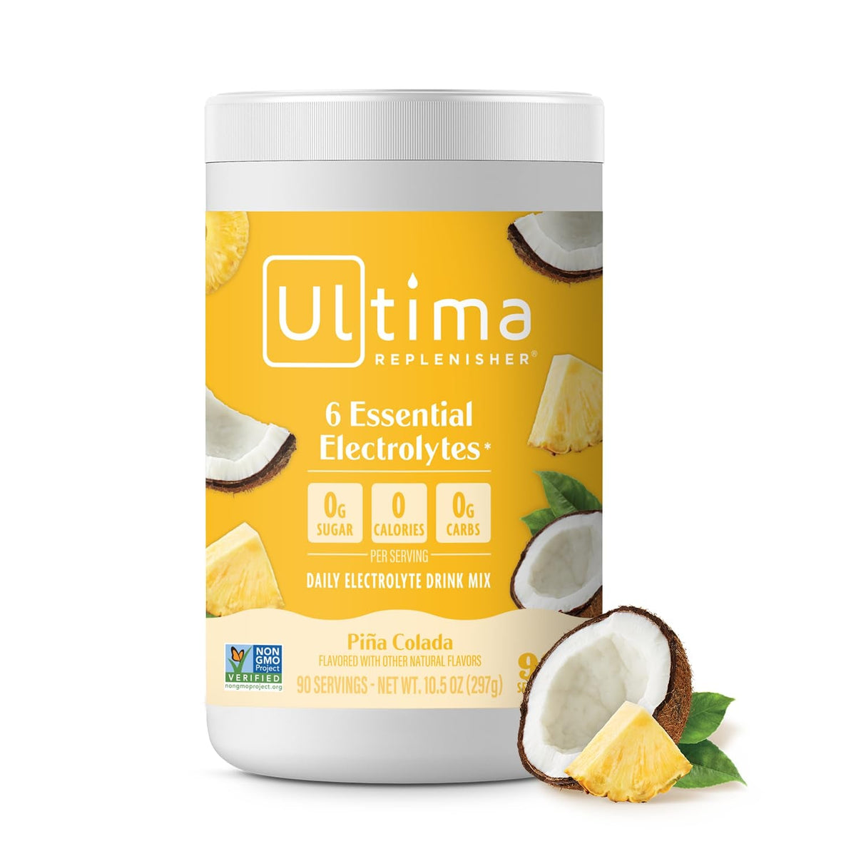 Ultima Replenisher Daily Electrolyte Drink Mix – Lemonade, 90 Servings – Hydration Powder with 6 Key Electrolytes & Trace Minerals – Keto Friendly, Vegan, Non-Gmo & Sugar-Free Electrolyte Powder