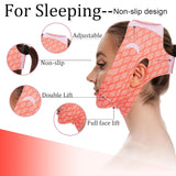 V Line Mask Double Chin Reducer Strap Eliminator Remover Prevent Sagging Shaped Face Belt Slimming for Sleeping Women Jaw Exerciser