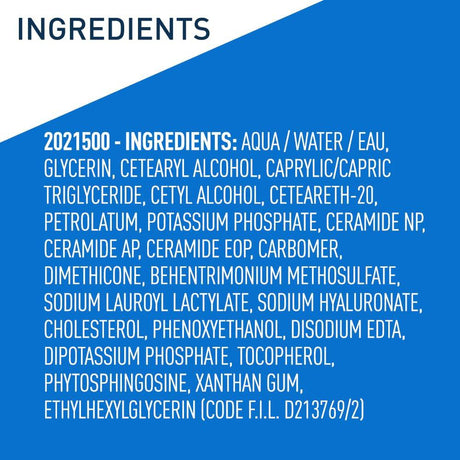 Cerave Moisturizing Cream | Body and Face Moisturizer for Dry Skin | Body Cream with Hyaluronic Acid and Ceramides | Daily Moisturizer | Oil-Free | Fragrance Free | Non-Comedogenic | 19 Ounce - Supply Center USA