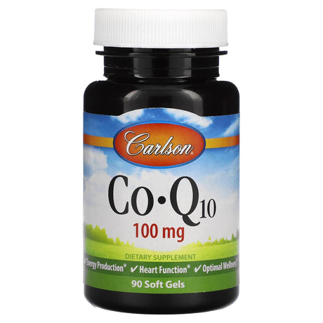 Carlson, CoQ10, 100 mg , 60 Soft Gels - Supply Center USA