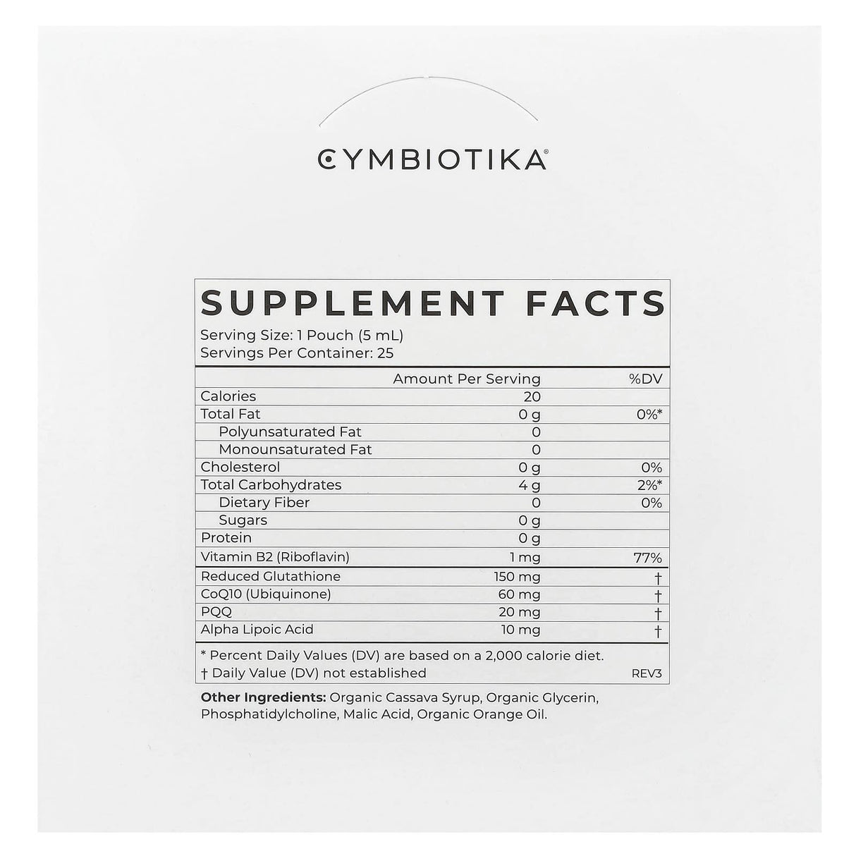 Cymbiotika, Glutathione, Liposomal, Citrus Berry, 25 Pouches, 5 ml Each - Supply Center USA