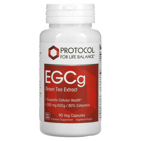 Protocol for Life Balance, EGCg Green Tea Extract, 200 mg, 90 Veg Capsules - Supply Center USA