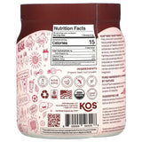 KOS, Organic Beet Root Powder, 12.7 oz (360 g) - Supply Center USA