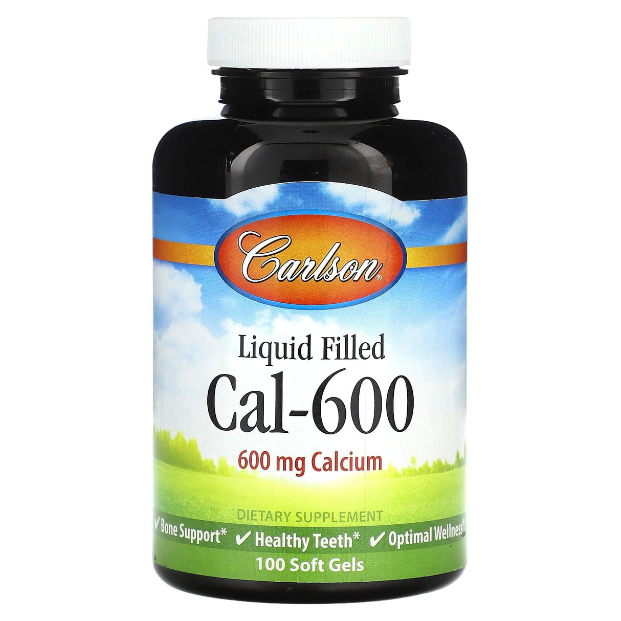 Carlson, Liquid Filled Cal-600, 600 mg, 100 + 30 Softgels - Supply Center USA