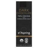 Dr. Mercola, Solspring, Biodynamic, Dark Chocolate Bar, 70% Cocoa With Himalayan Salt, 12 Bars, 1.41 oz (40 g) Each - Supply Center USA